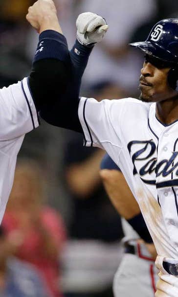 Melvin Upton Jr homers twice in Padres' 9-0 win over Braves